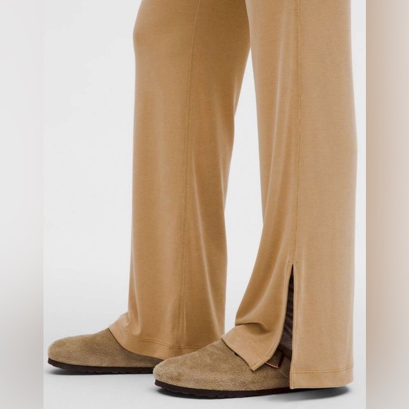 Lululemon Brushed Softstreme Half Zip and Drapey Softstreme Flared Pants Set - Picture 17 of 17